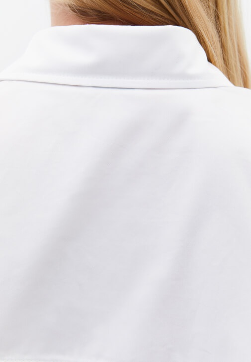 Oversize Gömlek ve Mini Etek Kombini