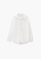 Bayan Beyaz Oversize Poplin Gömlek