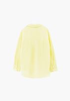 Bayan Sarı Oversize Poplin Gömlek