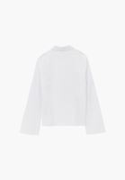 Bayan Beyaz Slim-Fit Gömlek