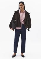 Bayan Pembe Slim-Fit Gömlek