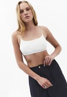 Bayan Krem İnce Askılı Bralet