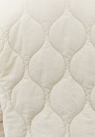 Bayan Bej Loose-Fit Kapitoneli Mont