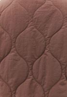 Bayan Kahverengi Loose-Fit Kapitoneli Mont