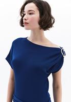 Triko Uzun Elbise ve Topuklu Terlik Kombini