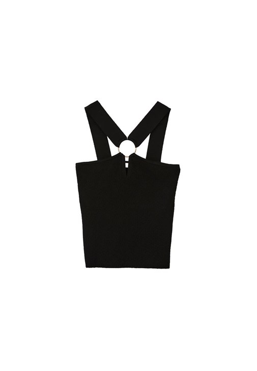 Tokalı Atlet ve Midi Etek Kombini