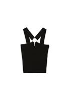 Bayan Siyah Toka Detaylı Atlet