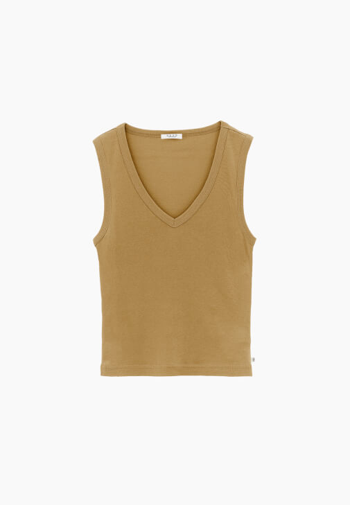 V Yaka Atlet ve Orta Bel Denim Kombini