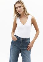 Bayan Beyaz V Yaka Atlet