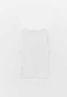 Bayan Beyaz V Yaka Atlet