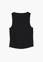 Bayan Siyah Düğme Detaylı Atlet