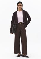 Bayan Pembe Pamuklu Sıfır Yaka Tişört