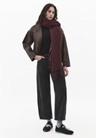 Bayan Siyah Pamuklu Sıfır Yaka Tişört