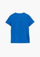 Bayan Mavi Pamuklu Sıfır Yaka Tişört