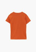 Bayan Turuncu Pamuklu Sıfır Yaka Tişört