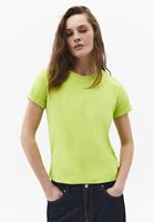 Bayan Yeşil Pamuklu Sıfır Yaka Tişört
