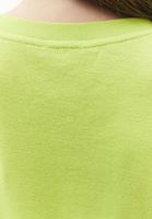 Bayan Yeşil Pamuklu Sıfır Yaka Tişört
