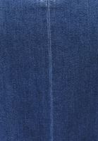 Bayan Mavi Boyundan Bağlamalı Denim Elbise