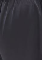 Bayan Gri Büzgülü Saten Balon Pantolon