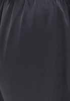 Bayan Gri Büzgülü Saten Balon Pantolon