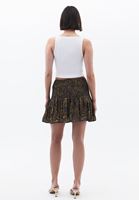 Bayan Çok Renkli Gipe Detaylı Mini Etek