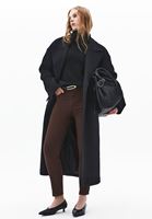 Bayan Kahverengi Skinny-Fit Pantolon ( TENCEL™ )