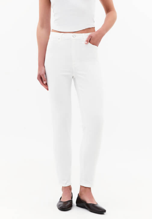 Tencel Skinny Pantolon ve Ceket Kombini