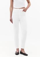 Bayan Bej Skinny-Fit Pantolon ( TENCEL™ )