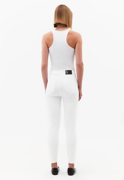 Tencel Skinny Pantolon ve Ceket Kombini