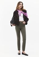 Bayan Yeşil Skinny-Fit Pantolon ( TENCEL™ )