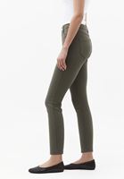 Bayan Yeşil Skinny-Fit Pantolon ( TENCEL™ )