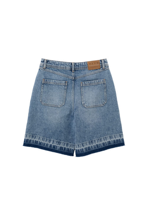 Orta Bel Bermuda Şort ve Atlet Kombini