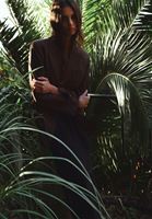 Bayan Kahverengi Keten Karışımlı Blazer Ceket ( TENCEL™ )