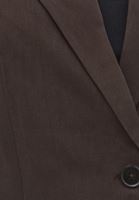 Bayan Kahverengi Keten Karışımlı Blazer Ceket ( TENCEL™ )