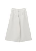 Bayan Krem Keten Karışımlı Culotte Pantolon ( TENCEL™ )