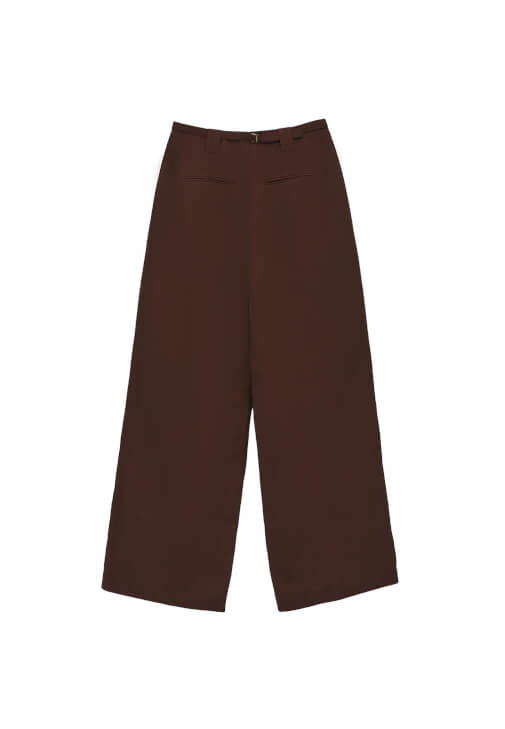 Keten Bol Paça Pantolon ve Keten Yelek Kombini