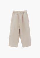 Bayan Bej Keten Karışımlı Balon Pantolon ( TENCEL™ )