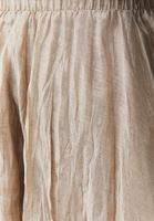 Bayan Bej Keten Karışımlı Etek ( TENCEL™ )