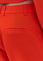 Bayan Turuncu Keten Karışımlı Wide-Leg Pantolon ( TENCEL™ )