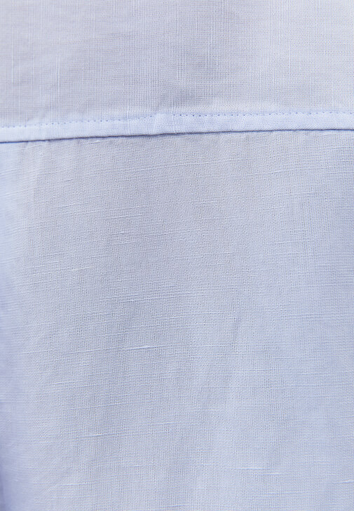 Keten Gömlek ve Tencel Etek Kombini