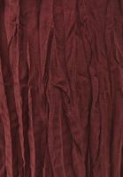Bayan Bordo Keten Karışımlı Piliseli Etek ( TENCEL™ )