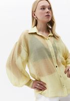 Bayan Yeşil Düğmeli Gömlek ( TENCEL™ )