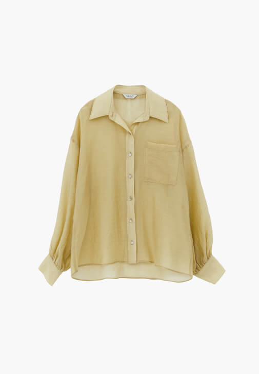 Transparan Gömlek ve Bermuda Kombini