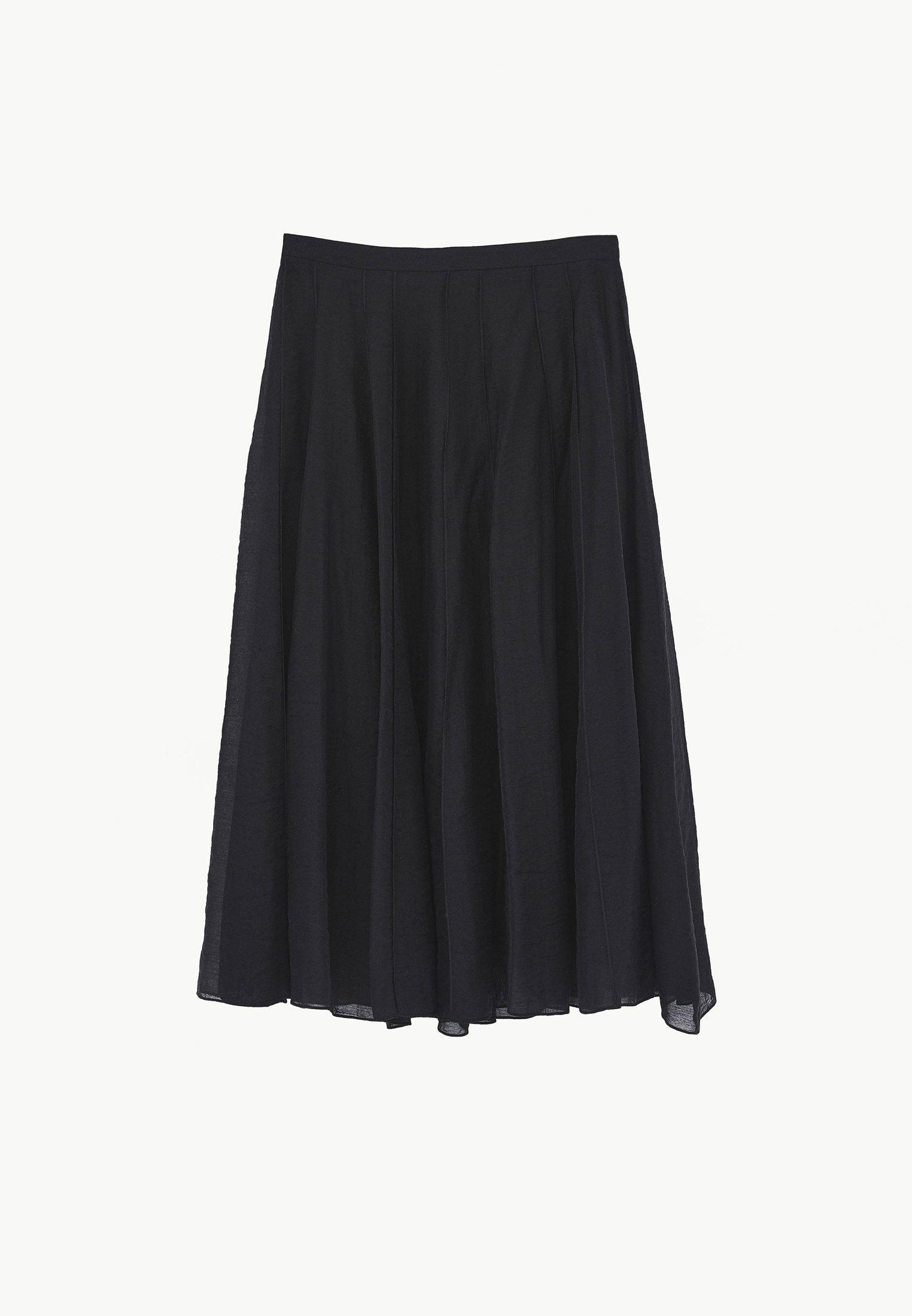 Siyah Yüksel Bel Midi Etek ( TENCEL™ ) 26YOX-TELTEKZUN | OXXO