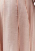 Bayan Pembe Yüksel Bel Midi Etek ( TENCEL™ )