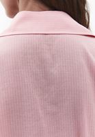 Bayan Pembe Oversize Cepli Gömlek ( TENCEL™ )