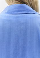 Bayan Mavi Oversize Cepli Gömlek ( TENCEL™ )