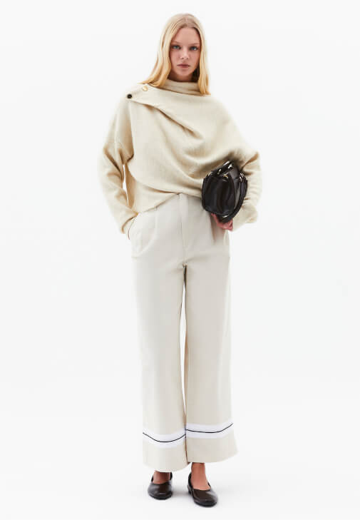 Krem Straight-Fit Pantolon ( TENCEL™ )