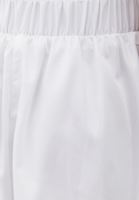 Bayan Beyaz Pileli Midi Etek ( TENCEL™ )