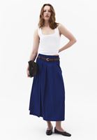 Bayan Mavi Kemerli Uzun Etek ( TENCEL™ )